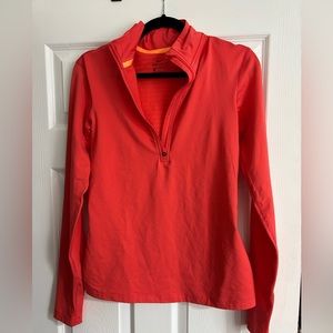 Orange Nike dri fit sweater
